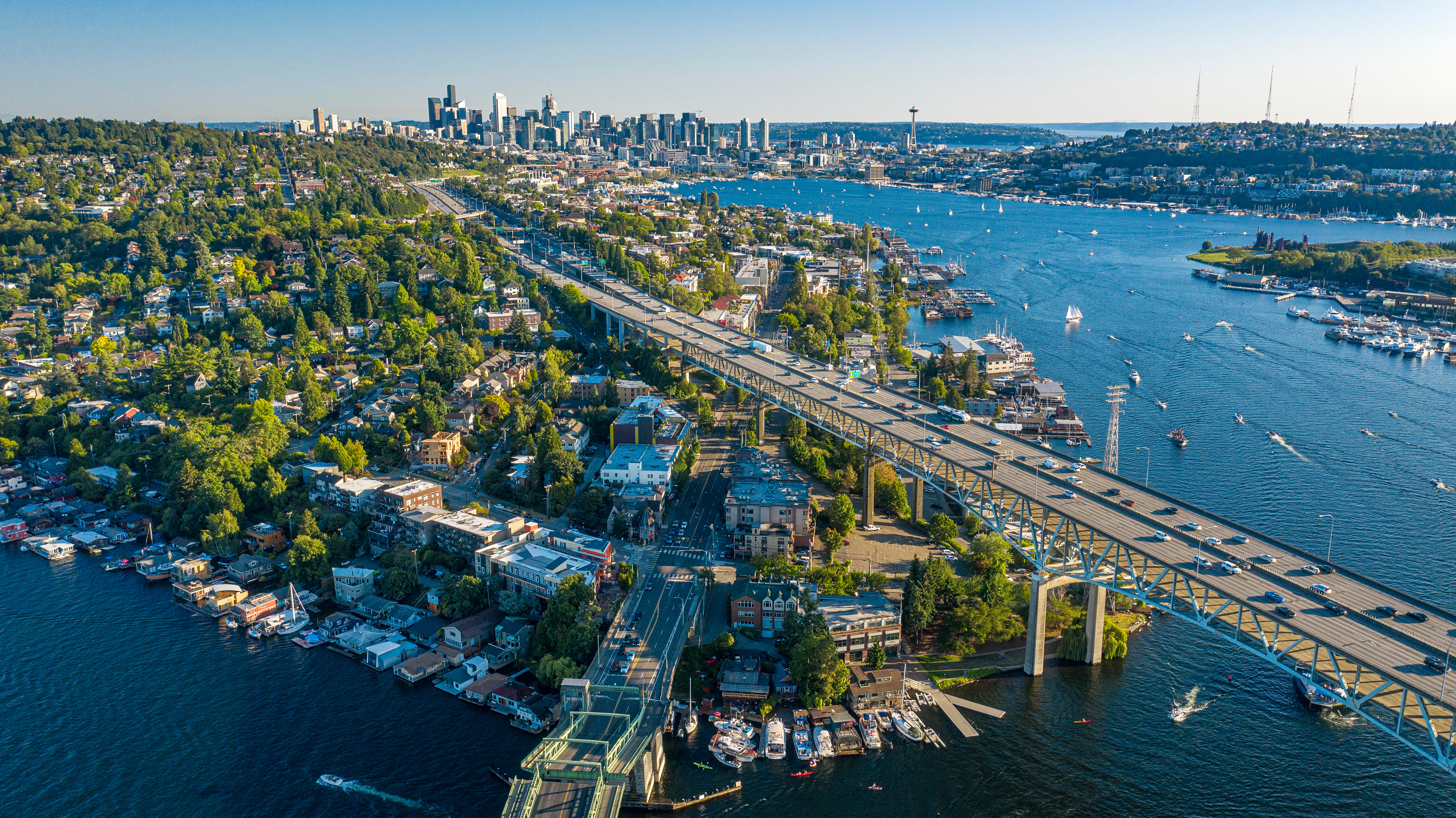 Seattle aerial view